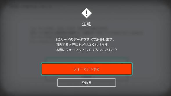 Switch用フォーマットmicro sdカード