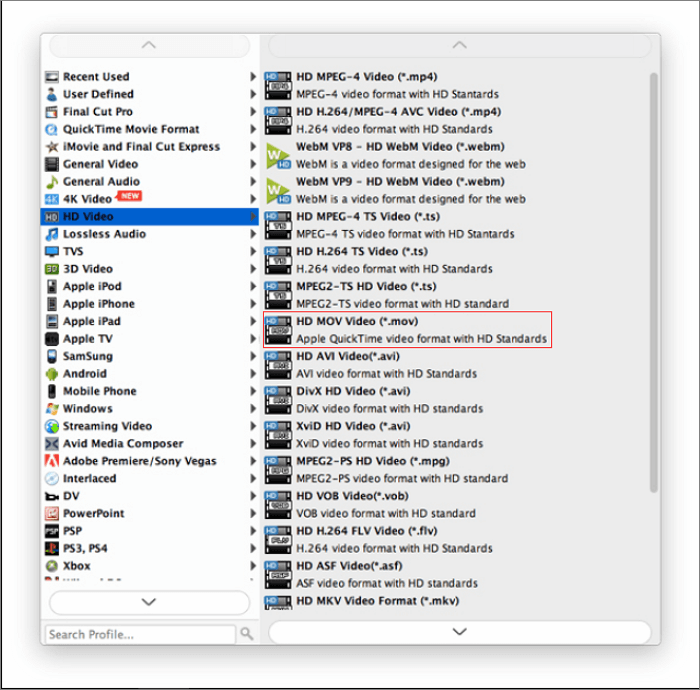 digiberでYouTubeの動画をmovに変換するステップ2
