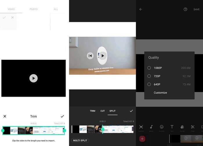inshot for androidで動画形式を変更