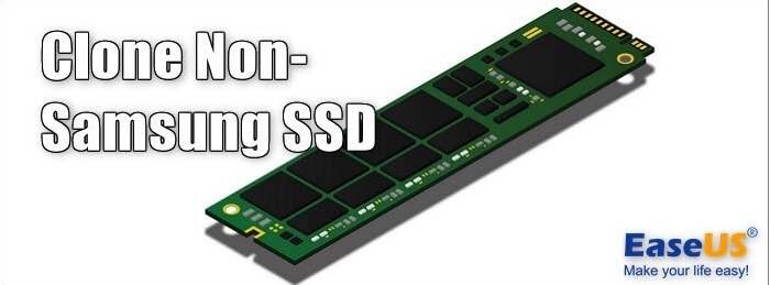 非Samsung SSDのクローン