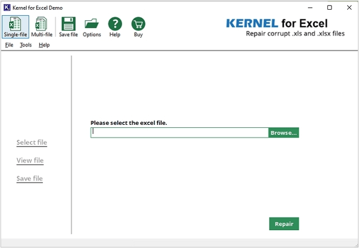 Kernel for Excel 修復ツール