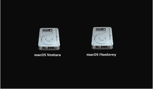 macOS VenturaとMontereyを入れ替える