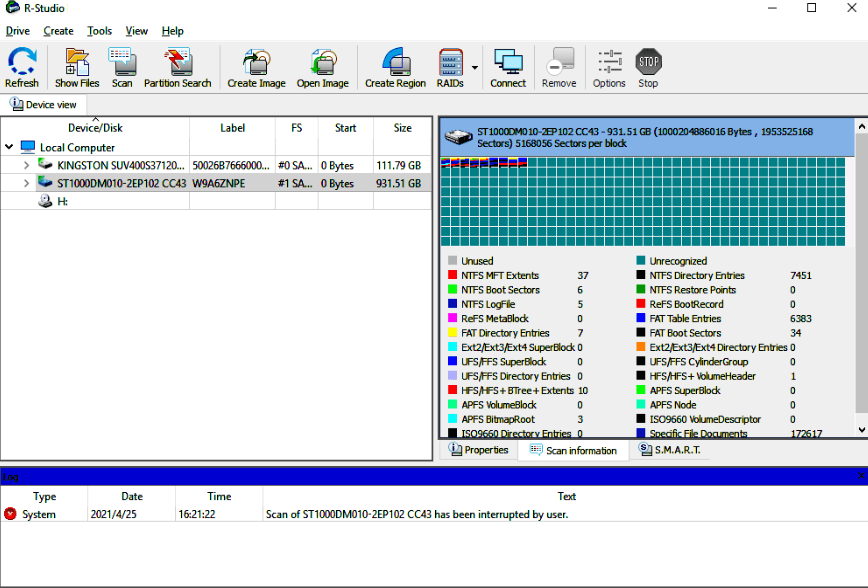 データ復旧ソフトR-Studio