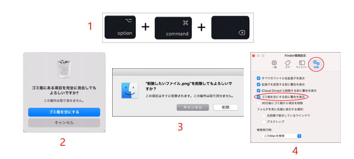 ファイルを削除する方法