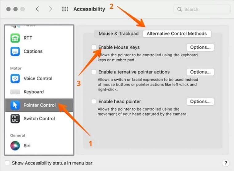 Macでマウスキーを無効にする