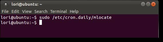 Locateコマンドを使う手順2