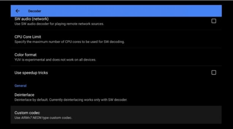 MX playerにカスタムコーディックを追加する方法