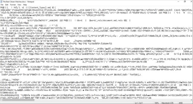 メモ帳でPDFを破損させる