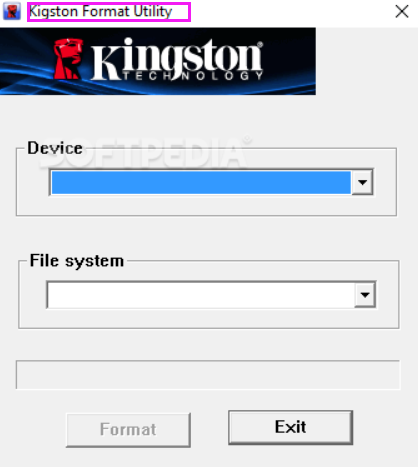Kingston USB修復ツール
