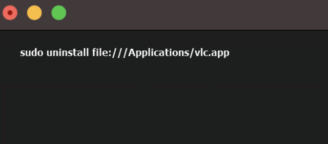 アンインストールパス