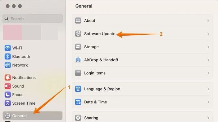 ソフトウェア・アップデート