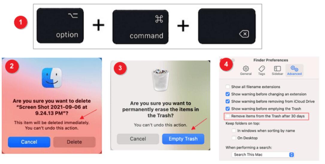 Macでファイルを永久に削除する方法
