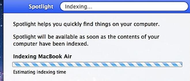 spotlightのインデックス