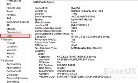 USBフラッシュドライブの情報