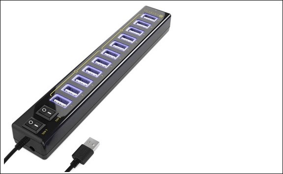 USBハブを使用する手順