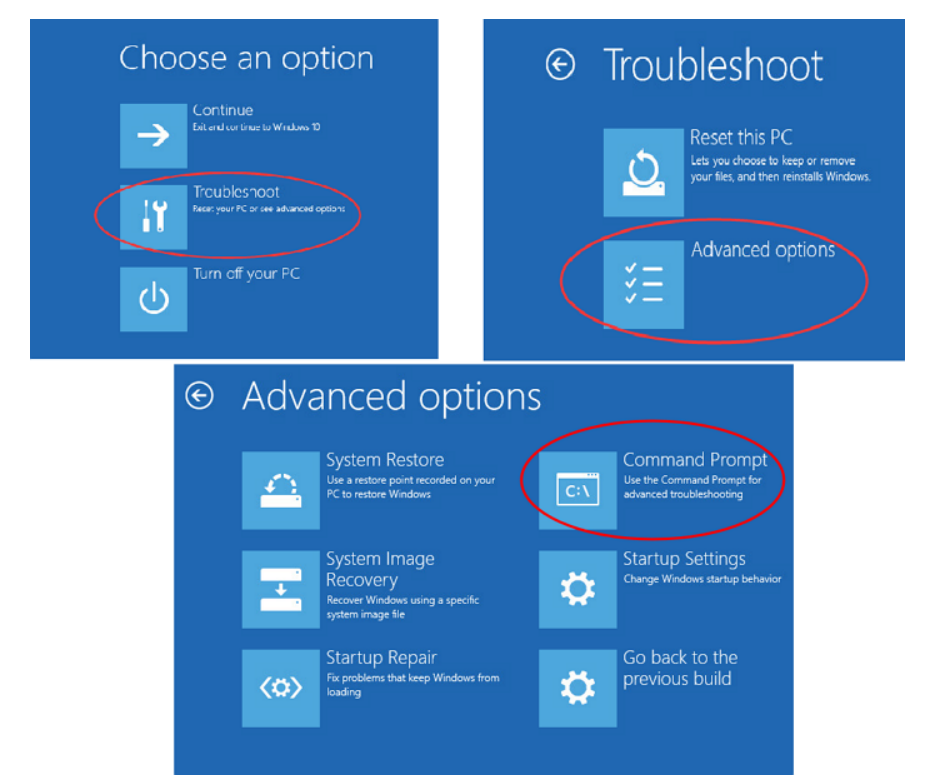 修復コマンドを実行する1