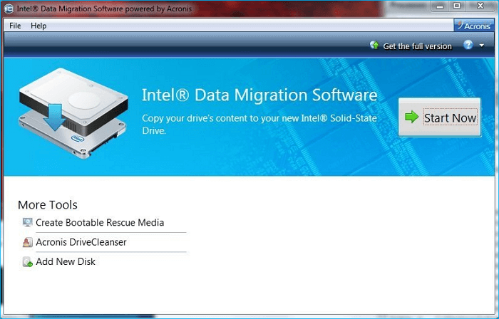 Intel Data Migration Software