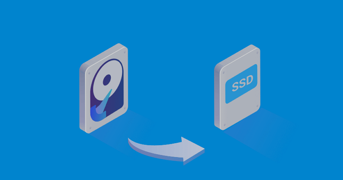 HDDをSSDにクローンする