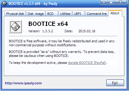 BOOTICEを使用する