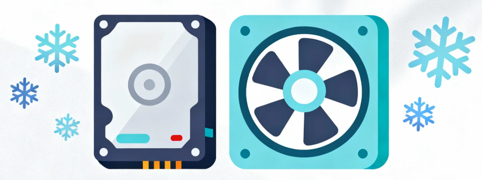 SSDやHDDを冷却する