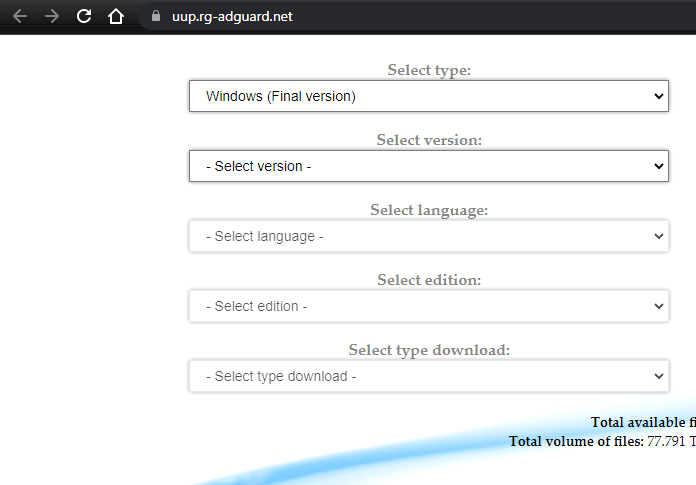 ファイルをダウンロード