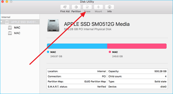 ハードドライブの名前を入力