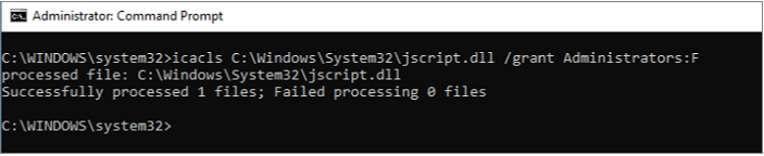 sfcを修正するためにログファイルにファイルをコピーする