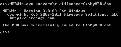 MBRWizardを使用する