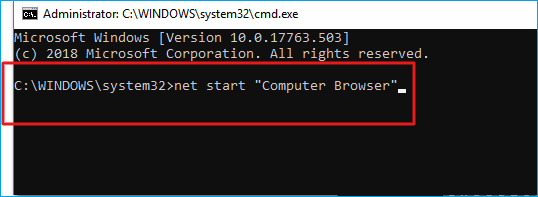 コマンド「net start
