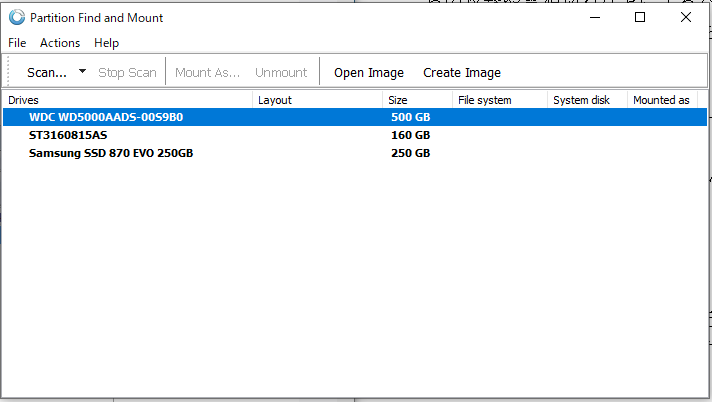 パーティション復元ソフト６