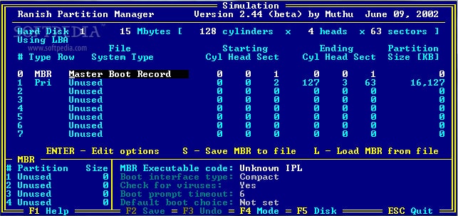 ranish-partition-manager