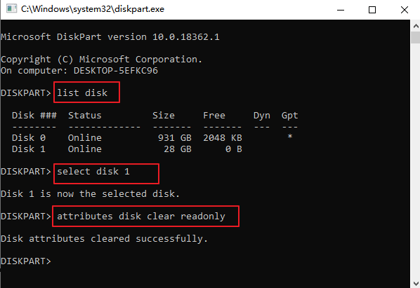 コマンドプロンプト