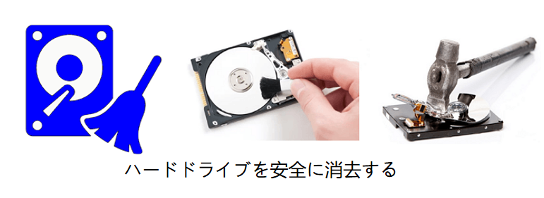 ディスクを消去する3つの方法