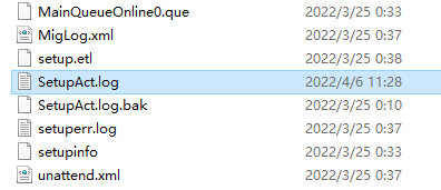 setupact.logファイルを確認する2