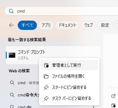 管理者として実行