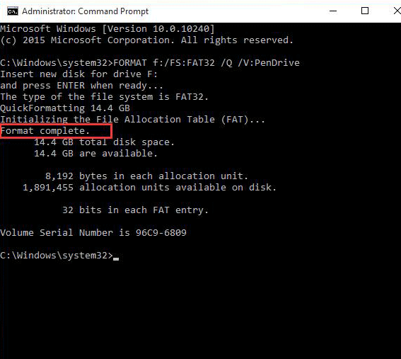 コマンドを入力します
