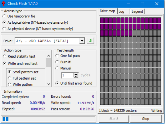 usb オファー リードライトチェック