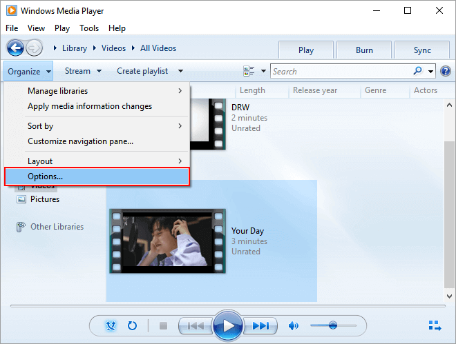AVIをMOVに変換する-2