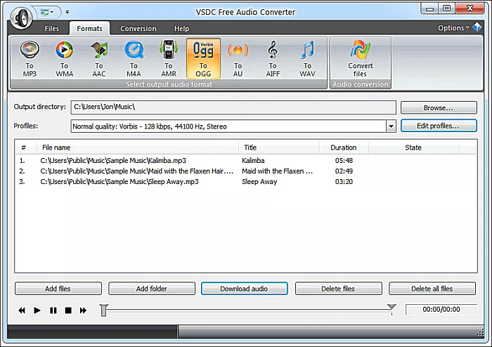 VSDC Free Audio Converter