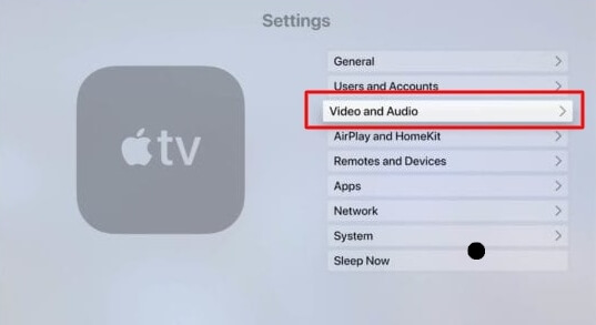 オーディオとビデオの設定