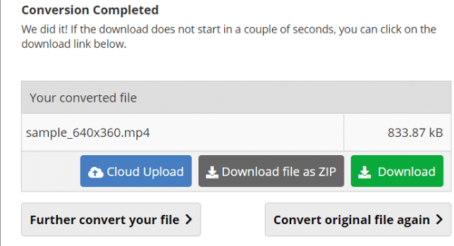 ファイルをダウンロード
