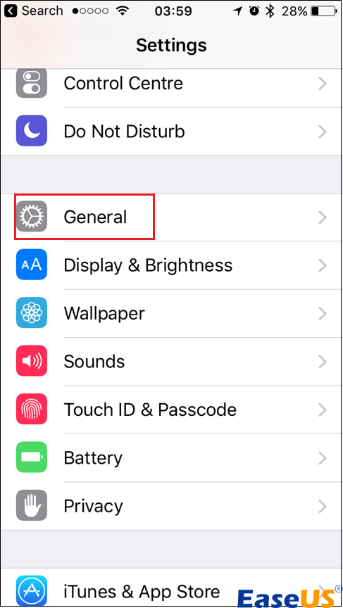 iPhone 設定 一般