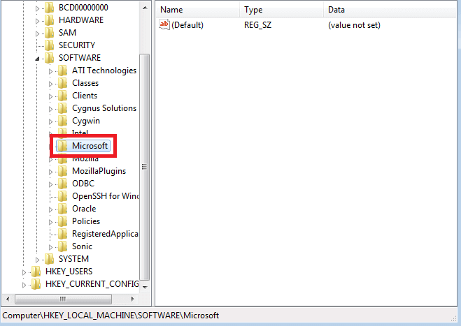 レジストリでWindows 7のプロダクトキーを確認する2