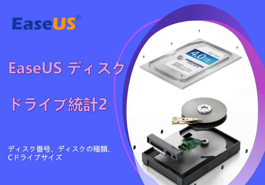 EaseUS ディスクドライブ統計2