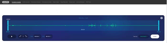 mp3cutオンラインツール