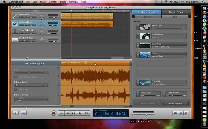 Garagebandを利用して音楽ファイルをカットする方法