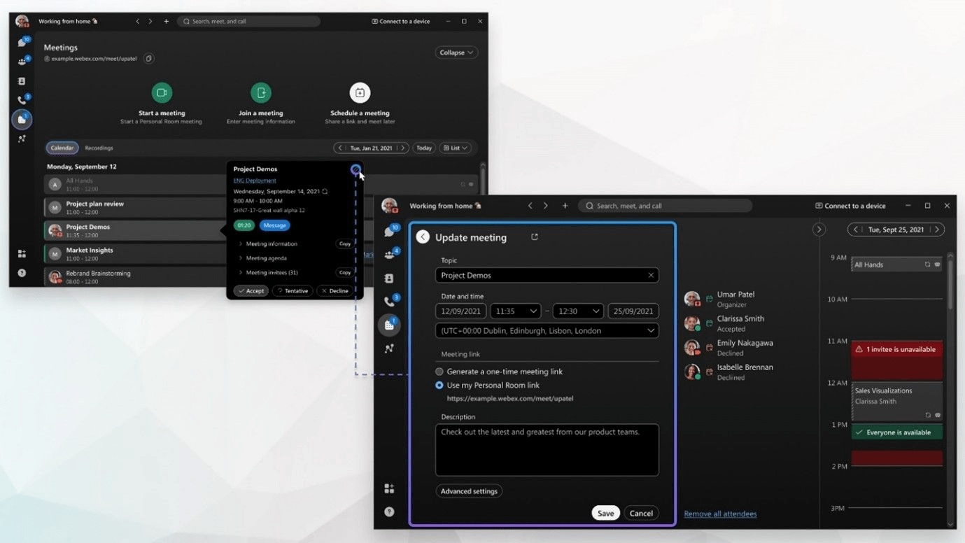 Webex Meetingsの場所を変更する方法4