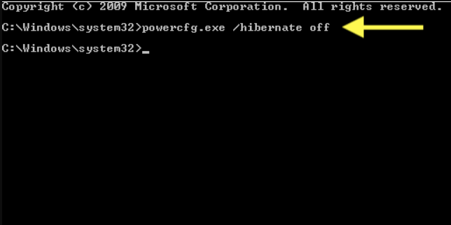 Windows Server 2022/2019/2016コンピューターで休止状態を無効にする2