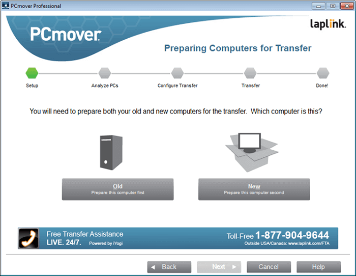 Laplink PCMover