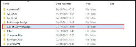 Call of Dutyファイルの移動法3
